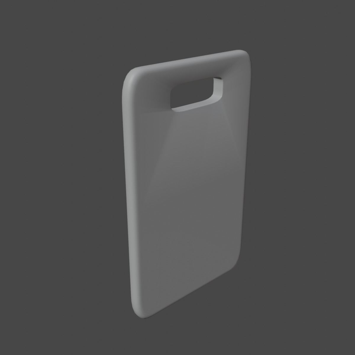 Cutting Board 04 Low-poly 3D model_8