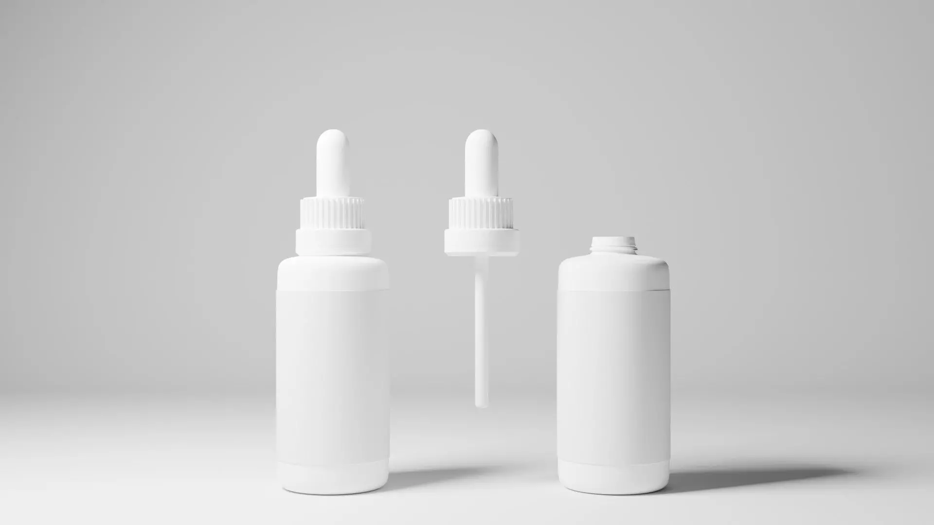 Oil Bottle Low-poly 3D model_0