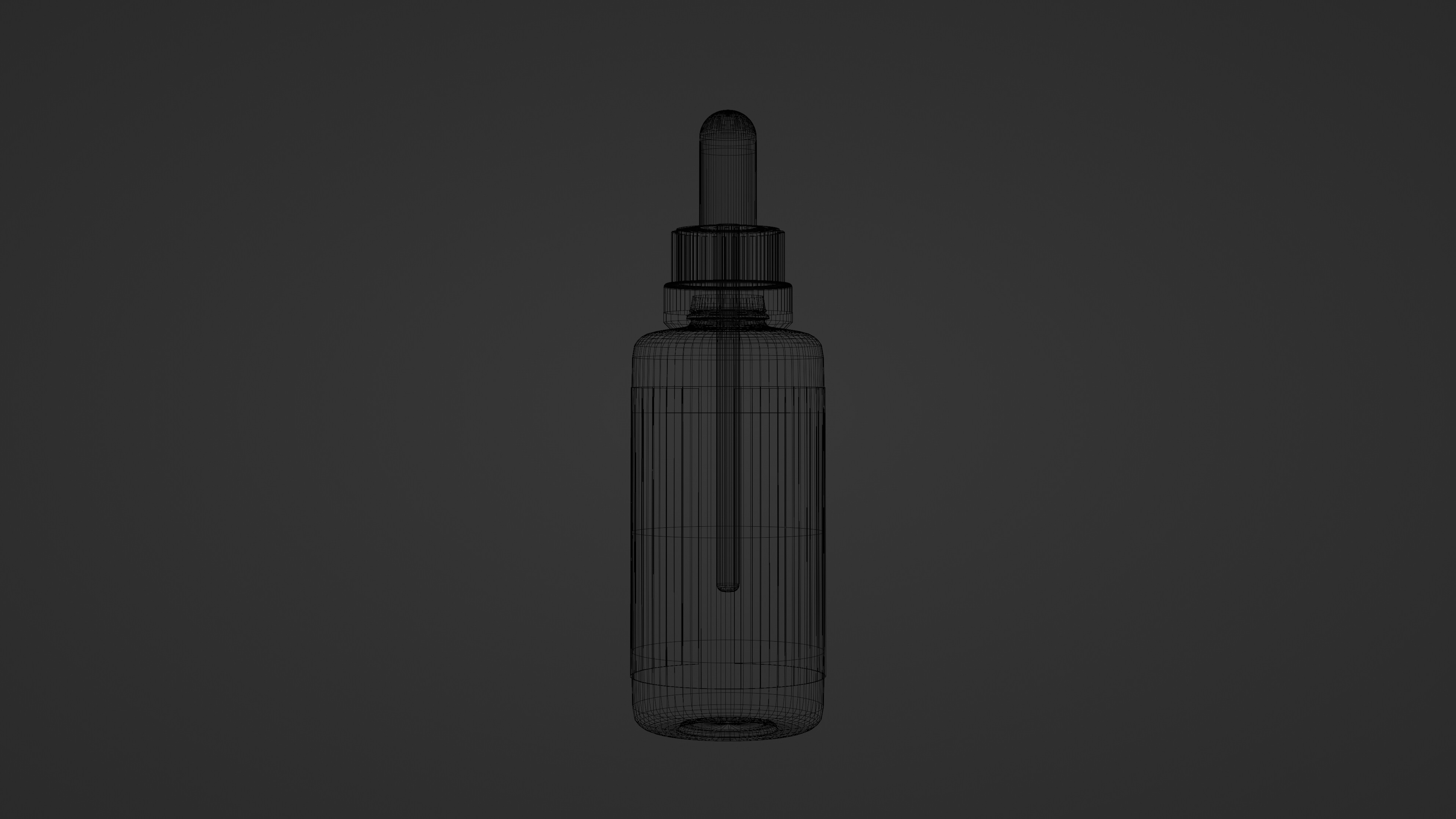 Oil Bottle Low-poly 3D model_1