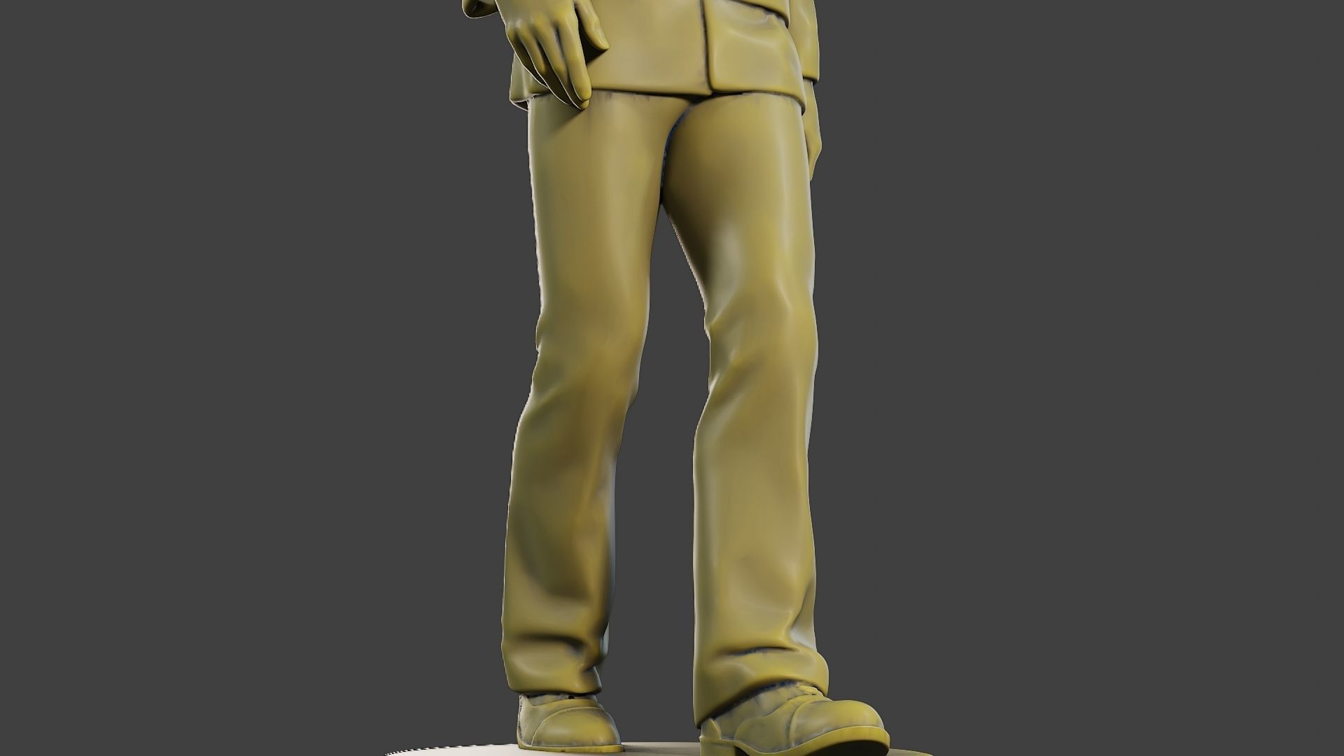 Male Security reflective vest MSRV 016 3D print model_13