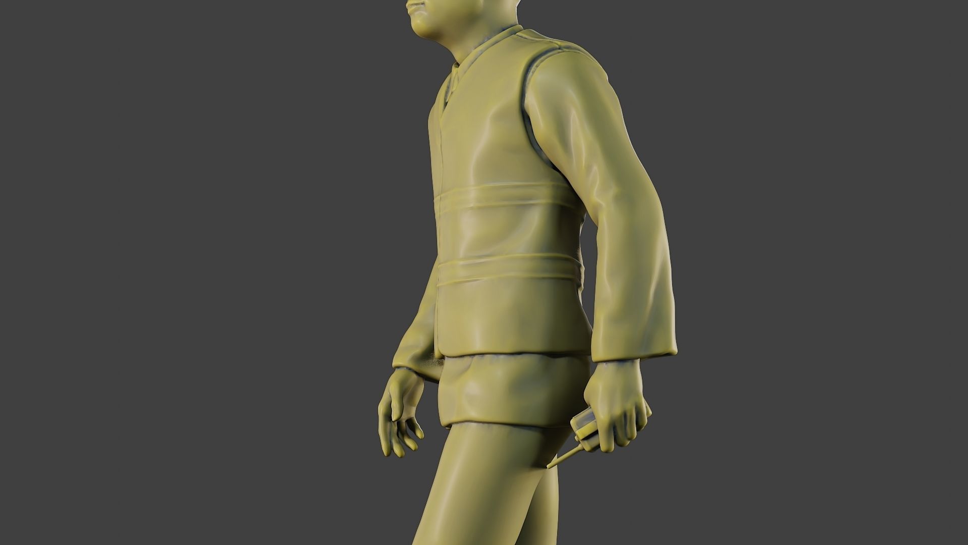 Male Security reflective vest MSRV 016 3D print model_17