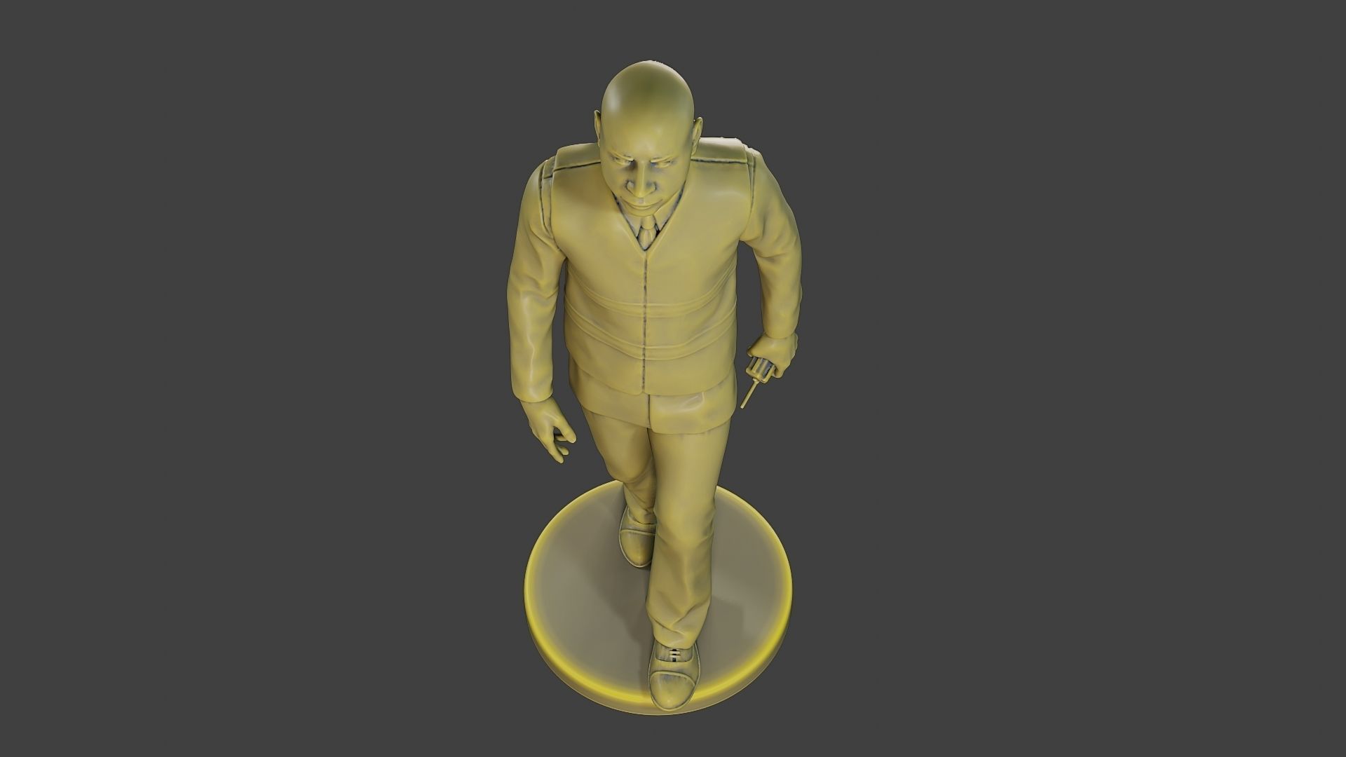 Male Security reflective vest MSRV 016 3D print model_14