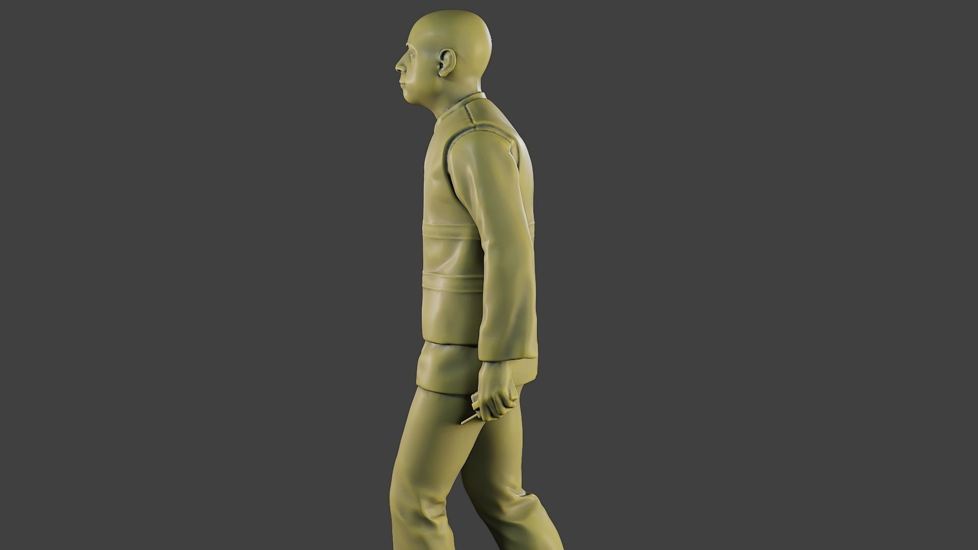Male Security reflective vest MSRV 016 3D print model_26