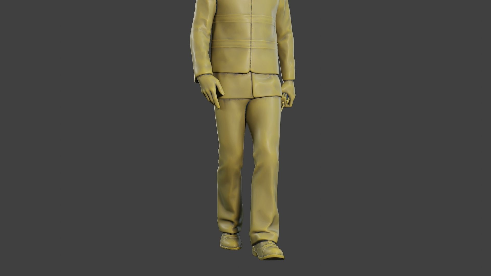 Male Security reflective vest MSRV 016 3D print model_28