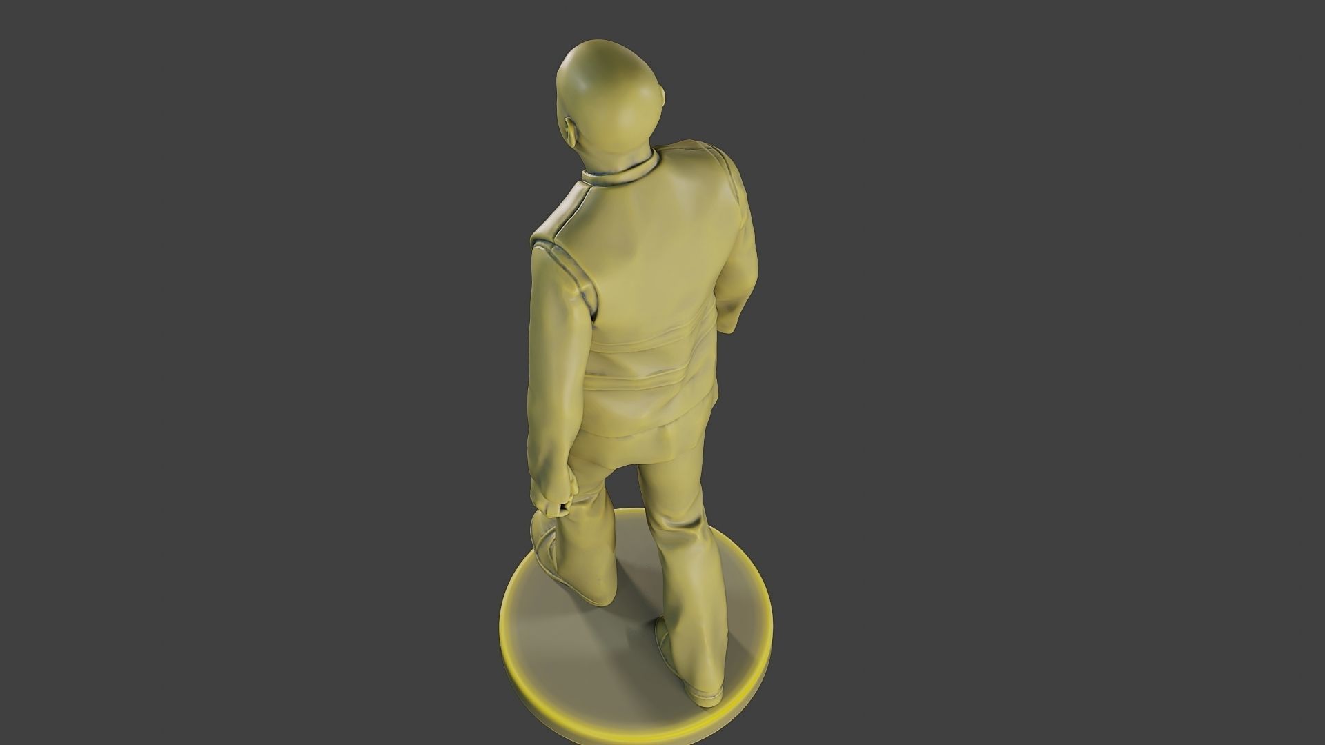 Male Security reflective vest MSRV 016 3D print model_15