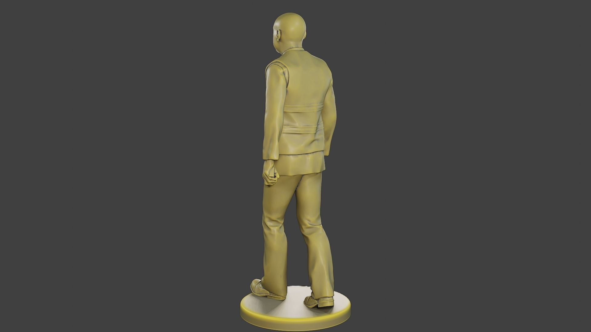 Male Security reflective vest MSRV 016 3D print model_5