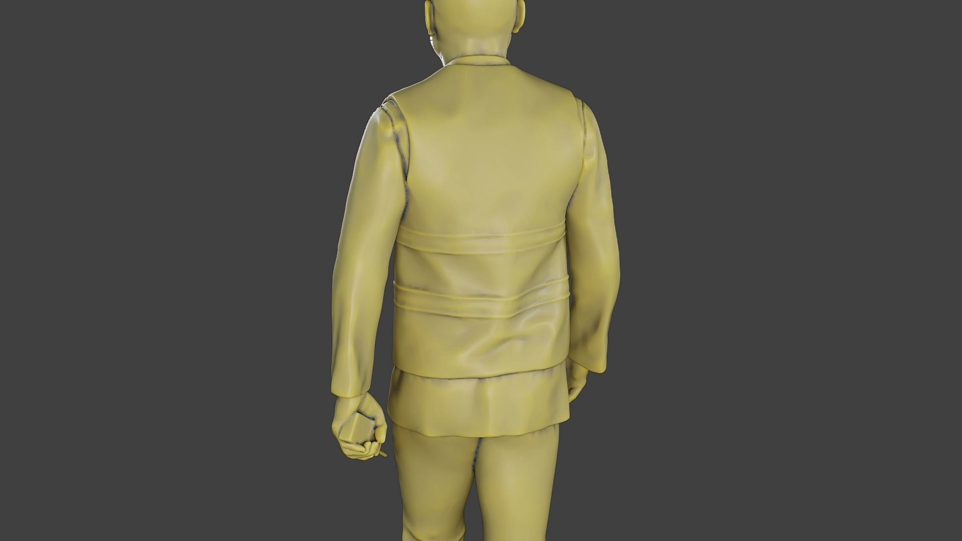 Male Security reflective vest MSRV 016 3D print model_21