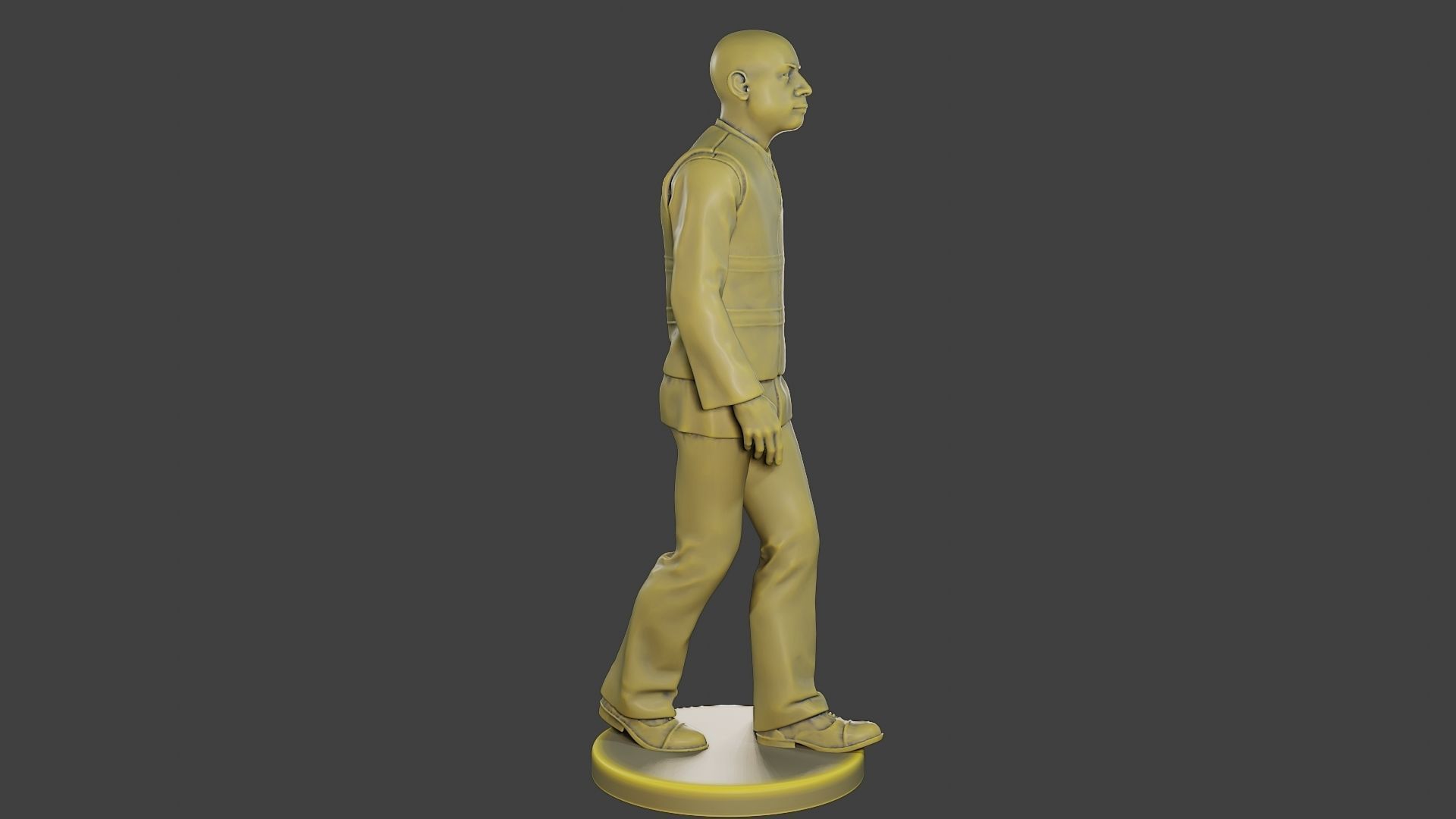 Male Security reflective vest MSRV 016 3D print model_9