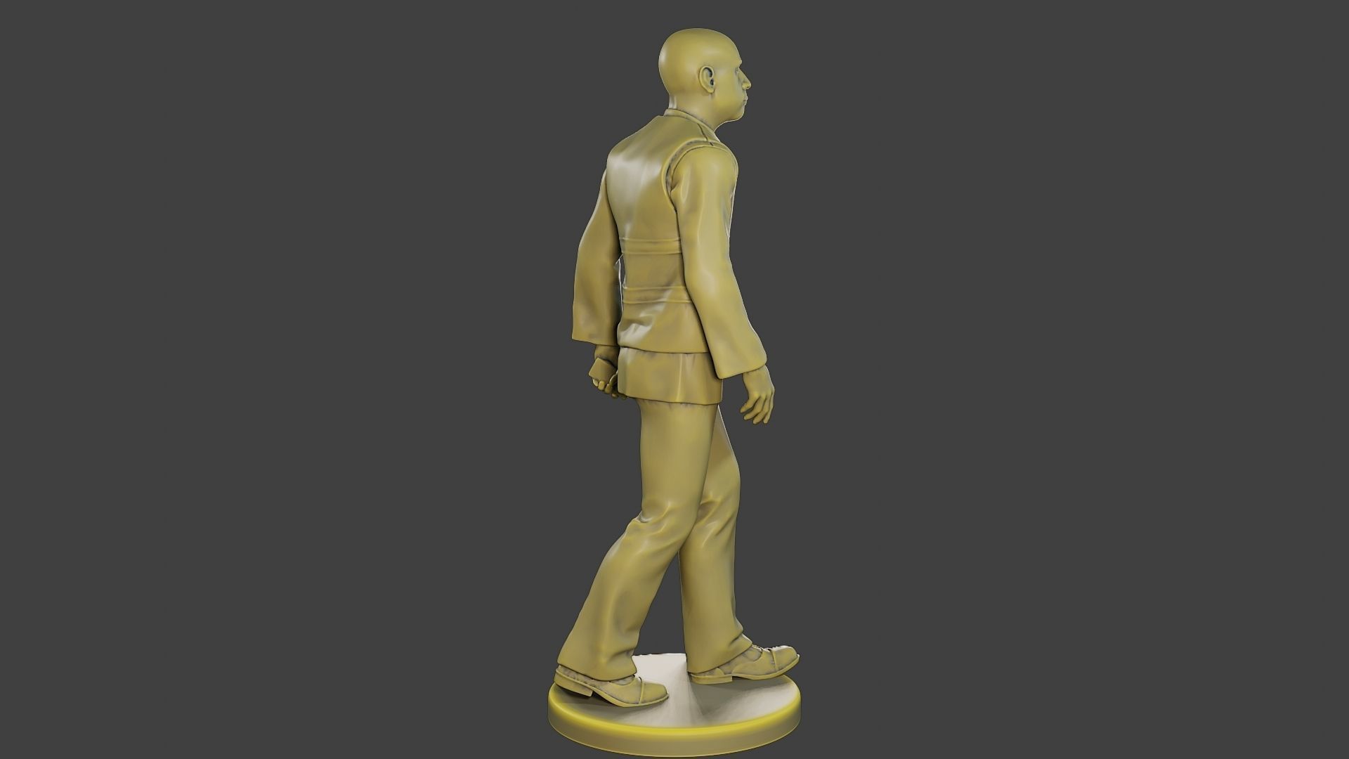 Male Security reflective vest MSRV 016 3D print model_8