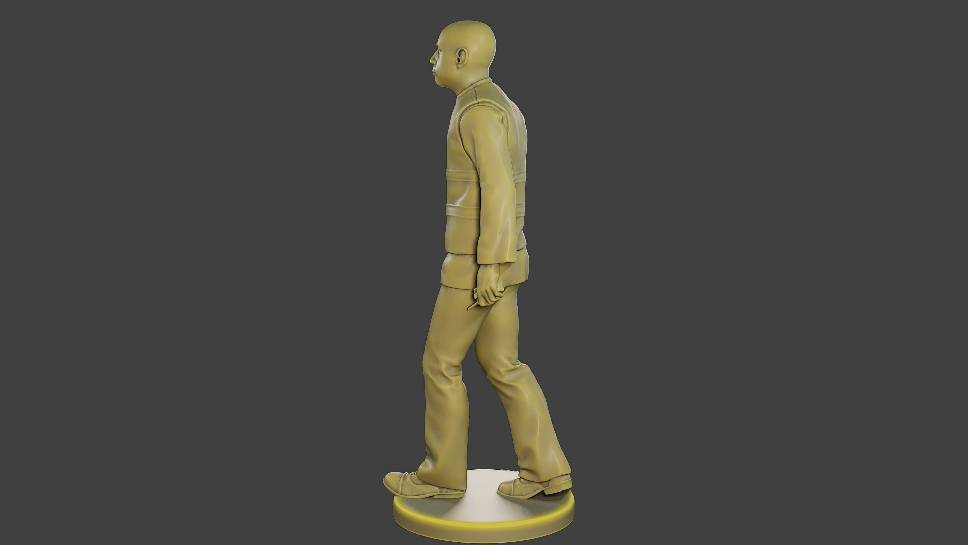 Male Security reflective vest MSRV 016 3D print model_4