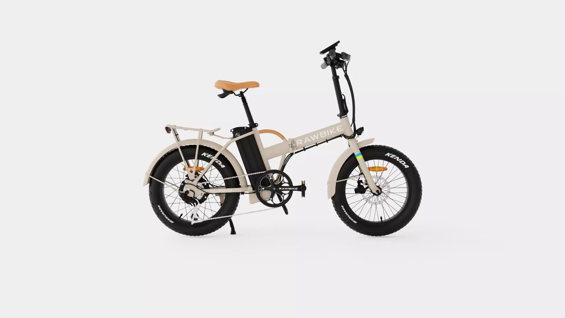 Sandstorm Bike Low-poly 3D model