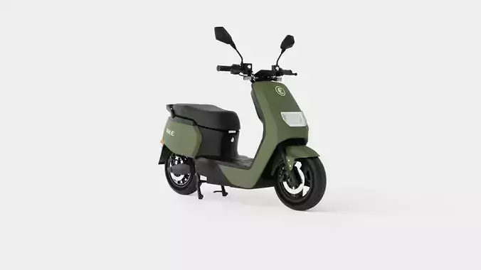 Matte Green Scooter