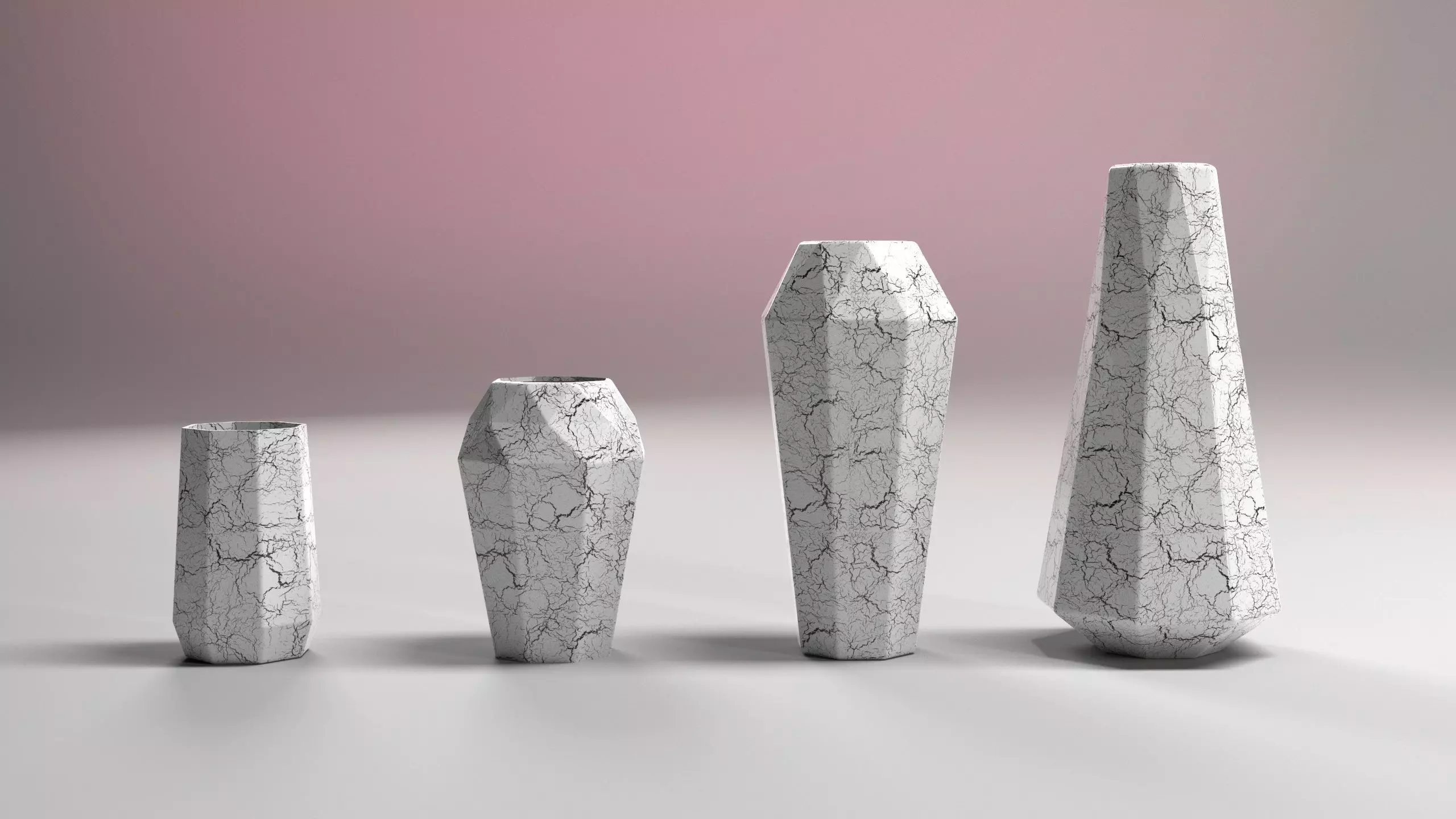 3D-Print Marble Flower Pots - Solid works - Model-5 Free 3D print model