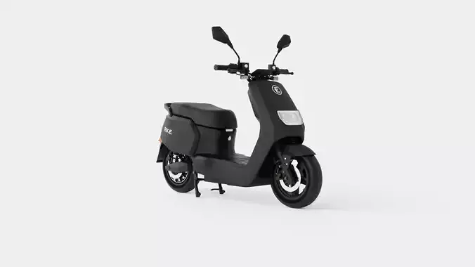 Matte Black Scooter