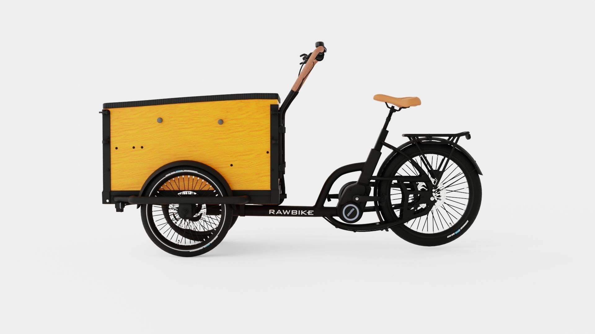 ECargo Squared Bike Low-poly 3D model_4