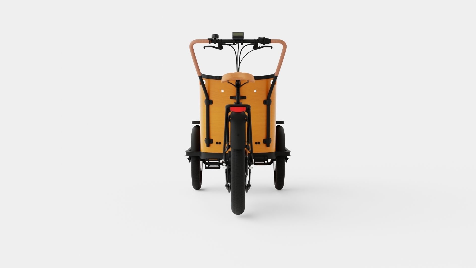 ECargo Round Bike Low-poly 3D model_2