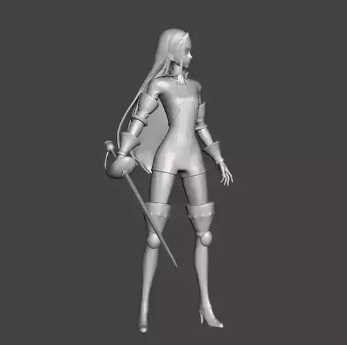 Guila Holy Knight 3D Model