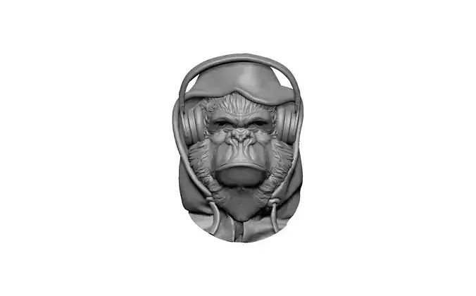 gorilla animal head