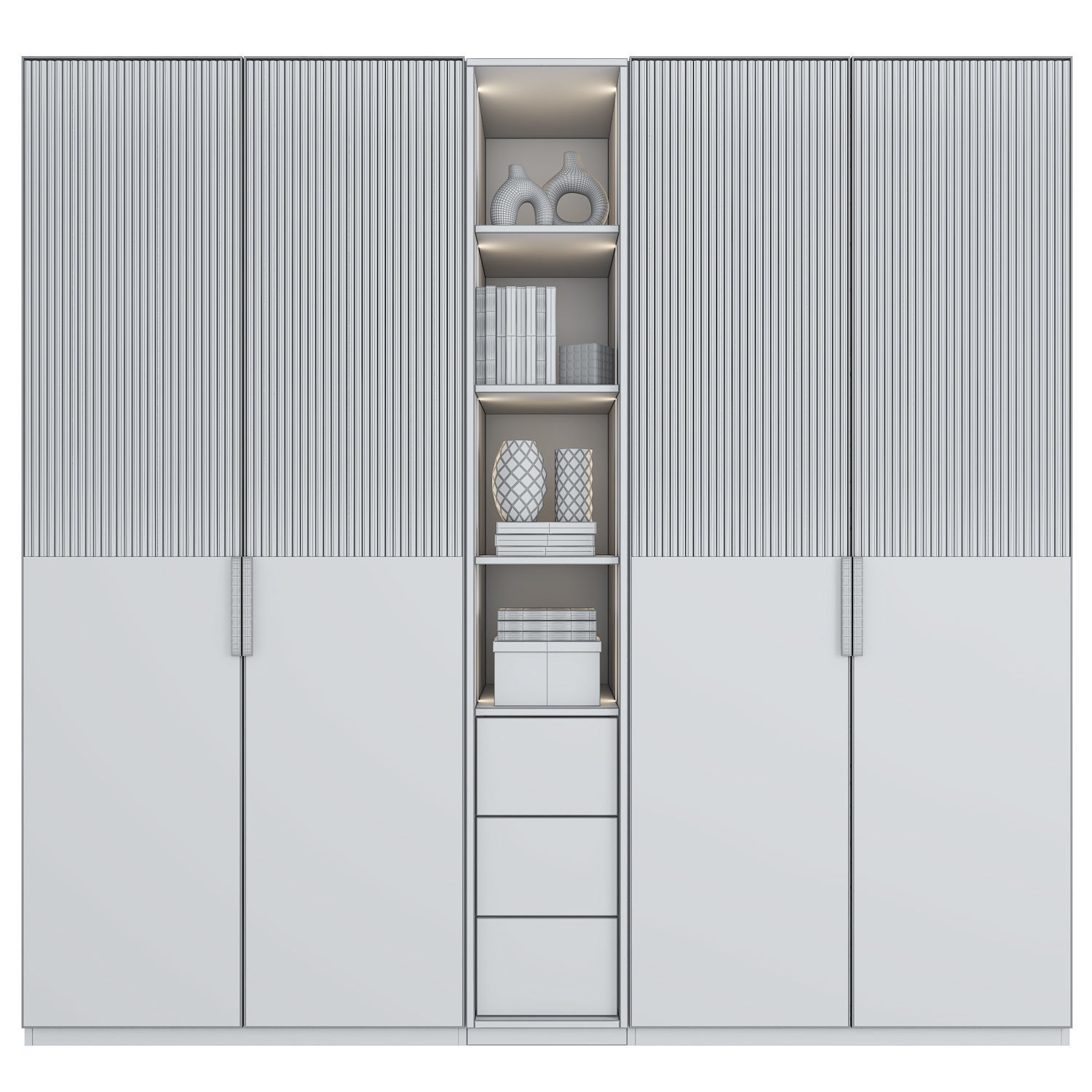 Furniture Composition 36 3D model_1