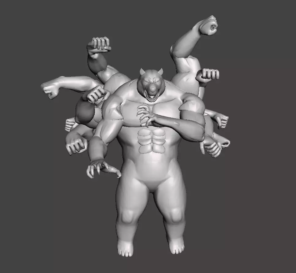 Fairy King Harlequin Full Wings and Chastiefol 3D Model 3D print model_0