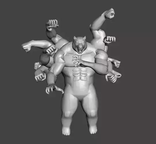 Fairy King Harlequin Full Wings and Chastiefol 3D Model 3D print model