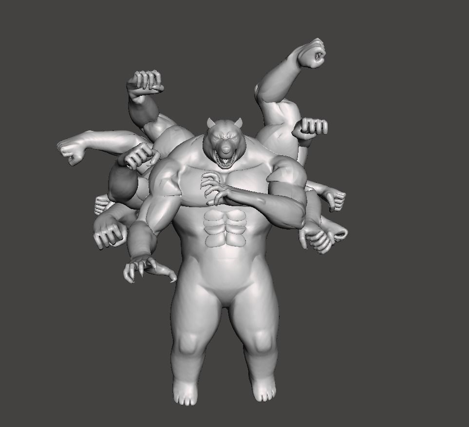 Fairy King Harlequin Full Wings and Chastiefol 3D Model 3D print model_2