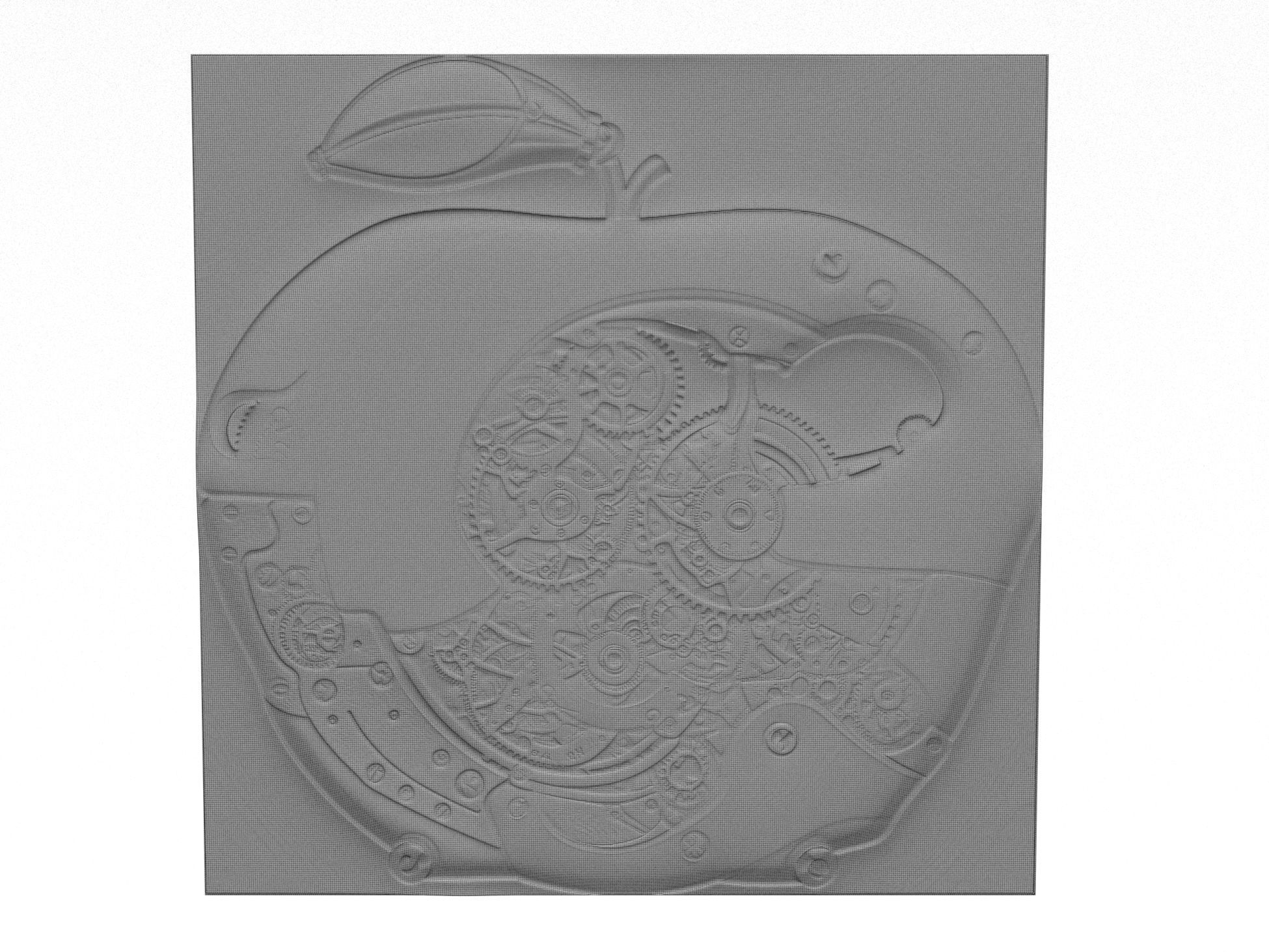 Decorative panel 47 3D model_3