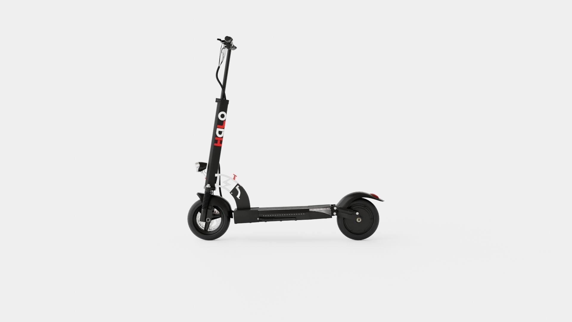 Halo M4 Lithium Electric Scooter Low-poly 3D model_4