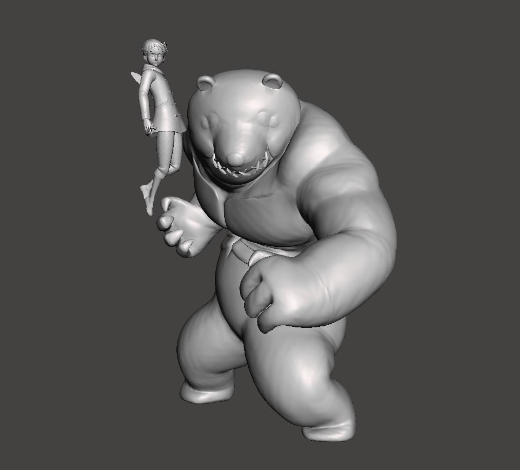 Fairy King Harlequin and Chastiefol 3D Model 3D print model_1