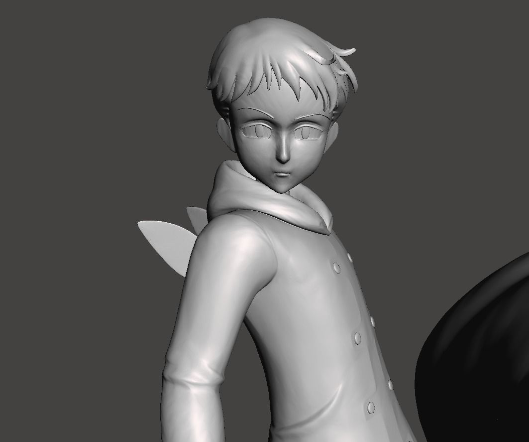 Fairy King Harlequin and Chastiefol 3D Model 3D print model_2