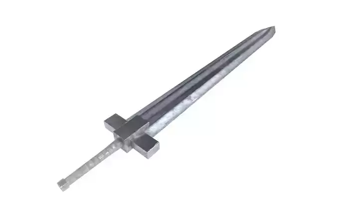 Young Guts Sword from Berserk Low-poly 3D model