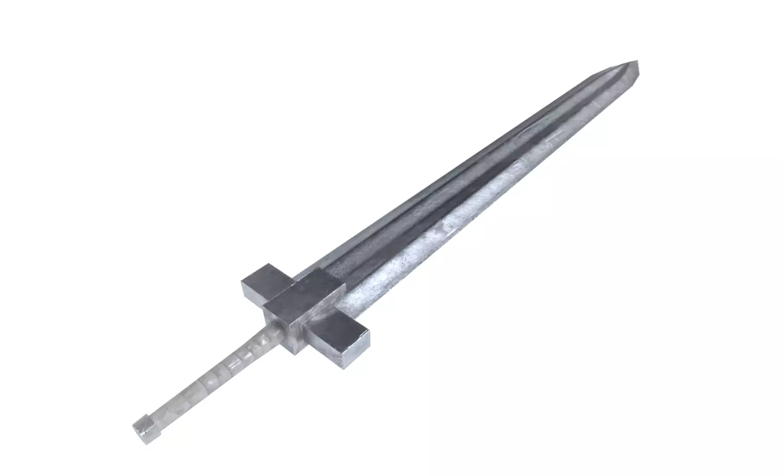 Young Guts Sword from Berserk Low-poly 3D model_0