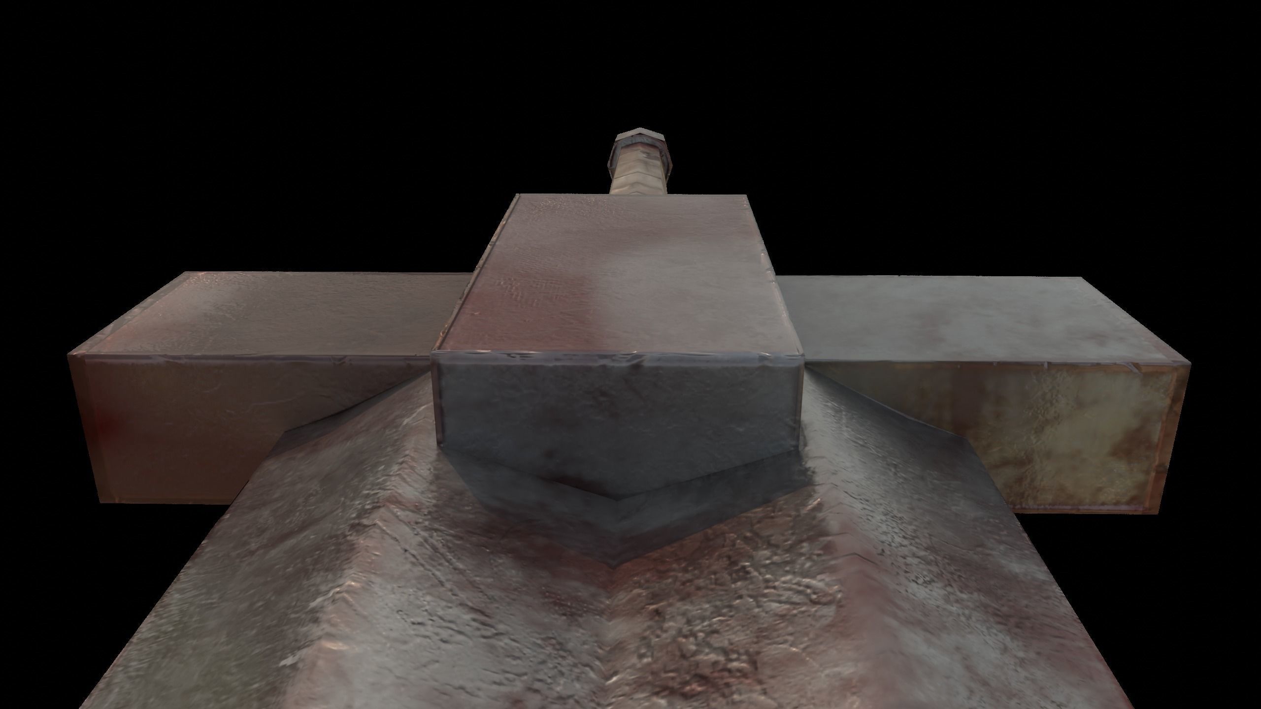 Young Guts Sword from Berserk Low-poly 3D model_10