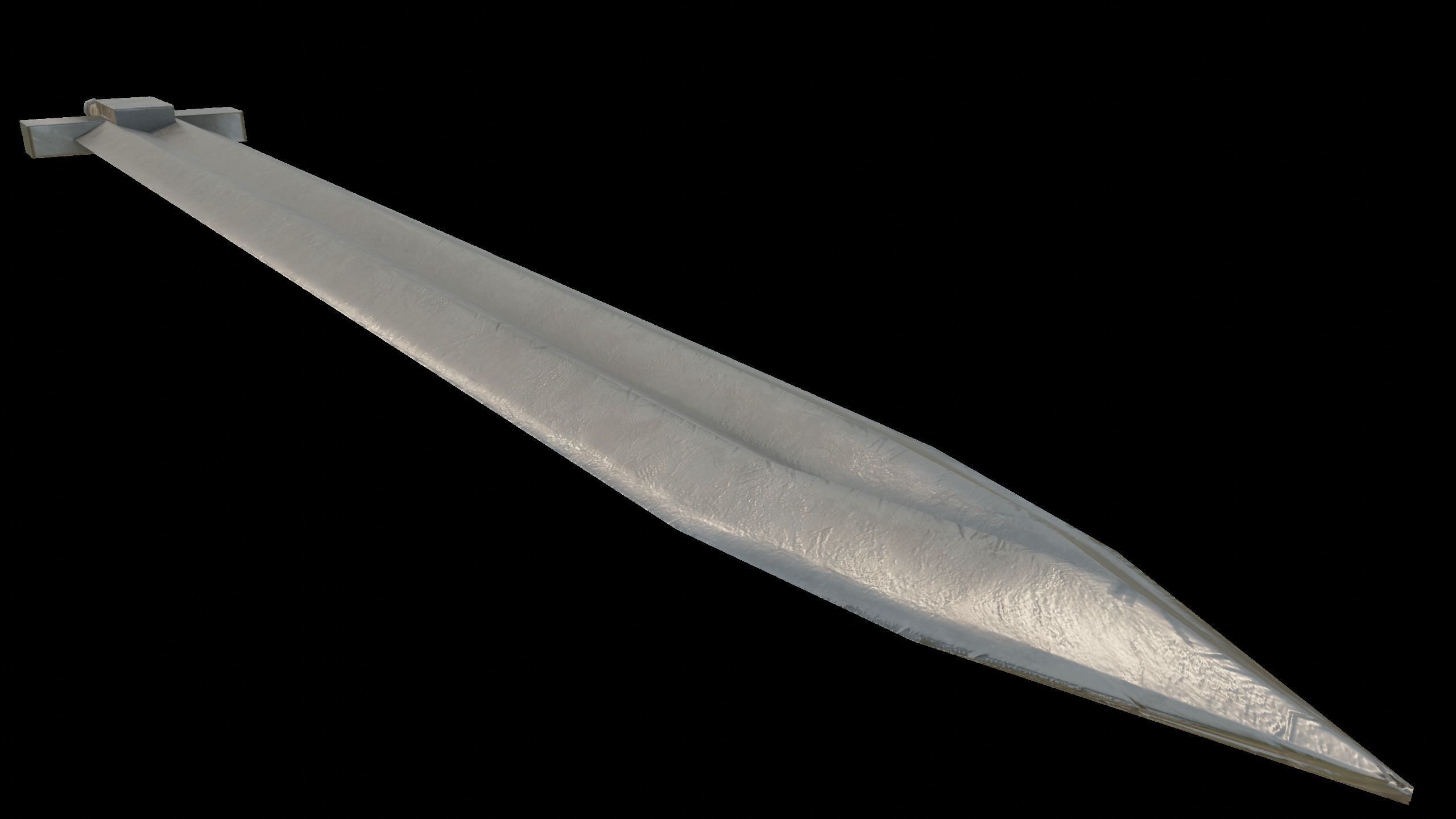 Young Guts Sword from Berserk Low-poly 3D model_8