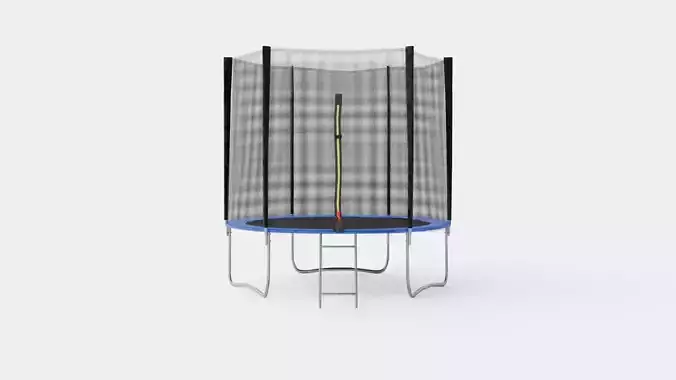FB-Jump 8ft Trampoline Low-poly 3D model