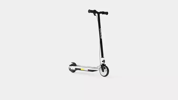 Chaos Black Kids Electric Scooter Low-poly 3D model