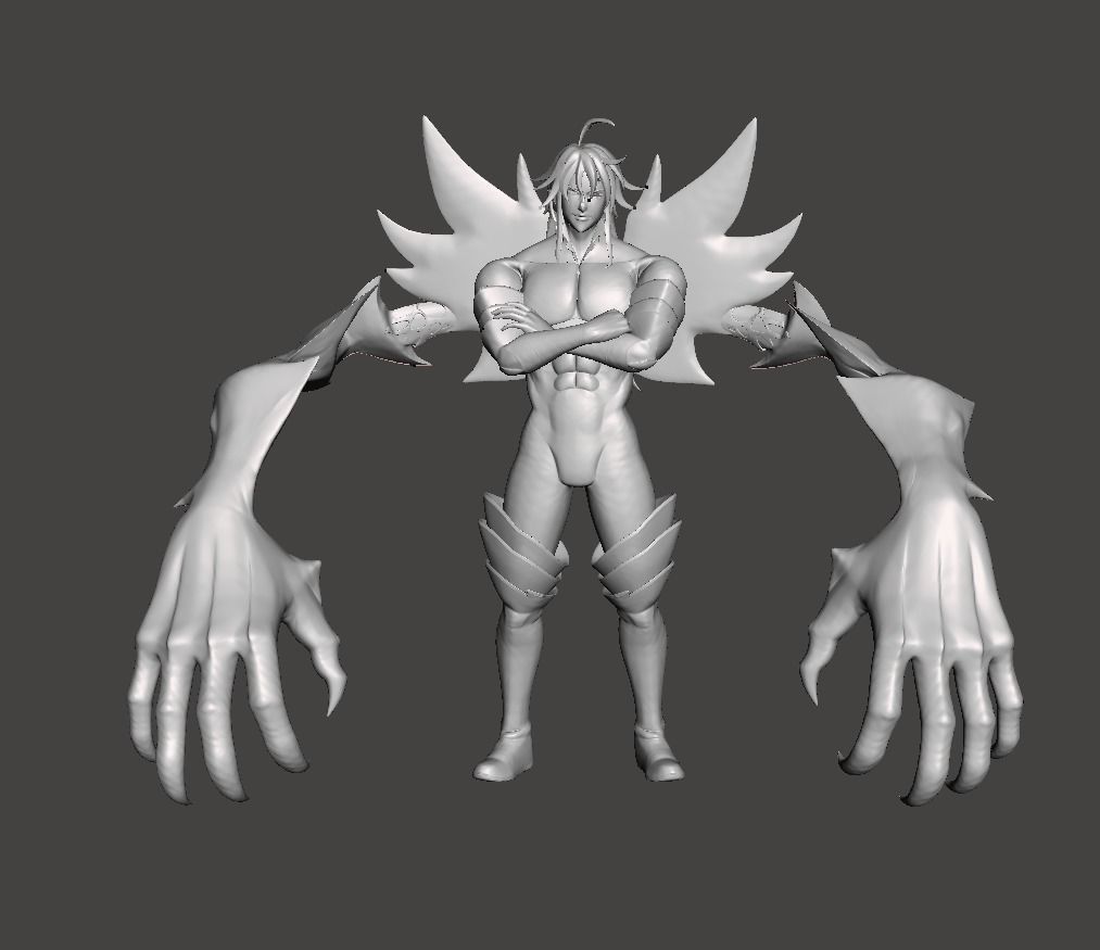 Demon King Meliodas 3D Model 3D print model_1