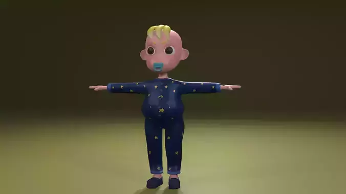 Baby 3D model