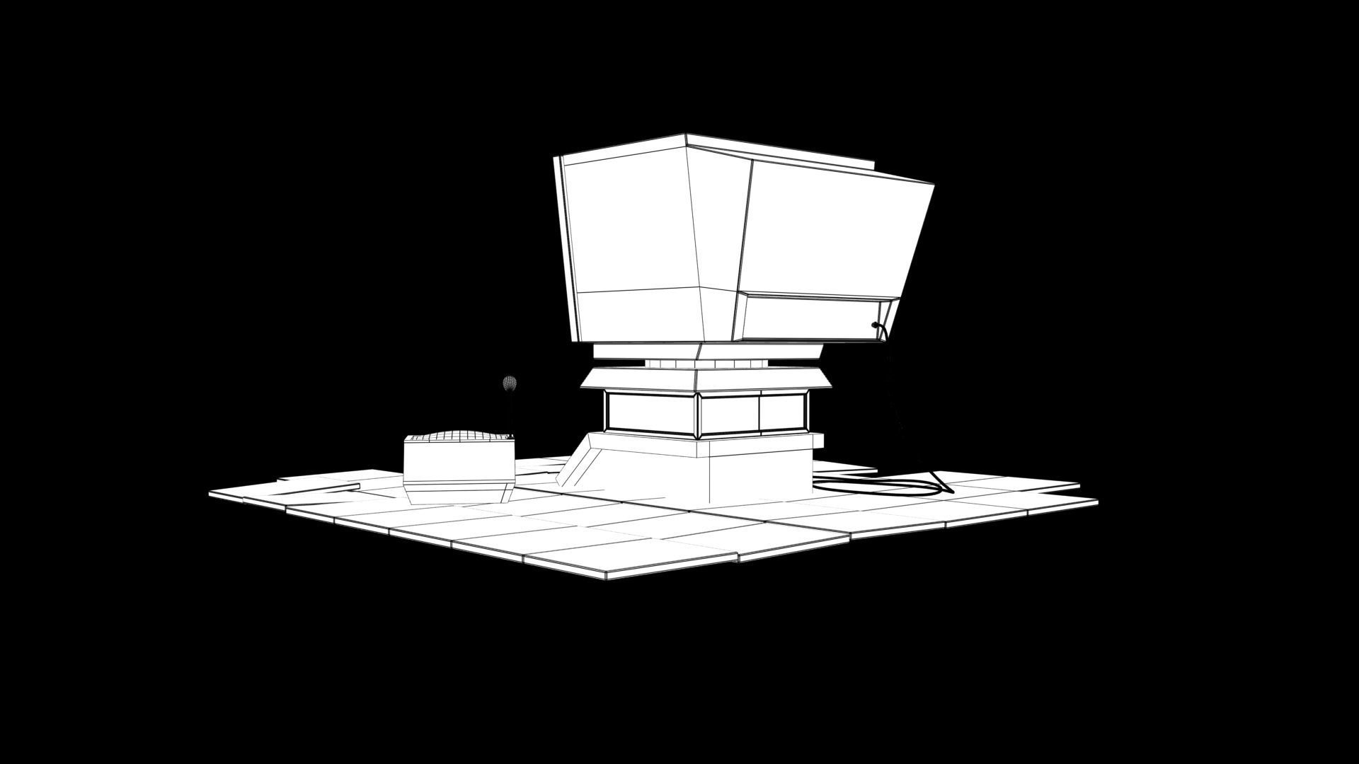 computer props 3D model_10