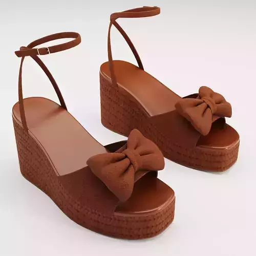 Asos Design Trisha bow detail espadrille wedges