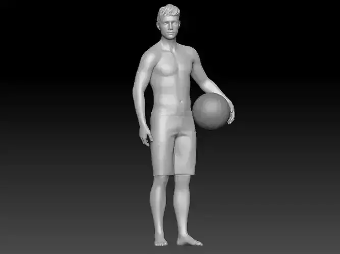 SUMMER POOL AND BEACH BOY 2 3D print model