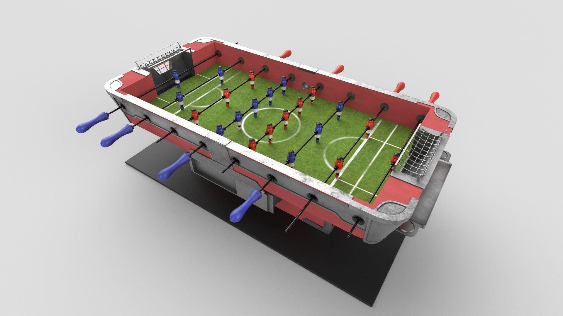 foosball 3D model_4