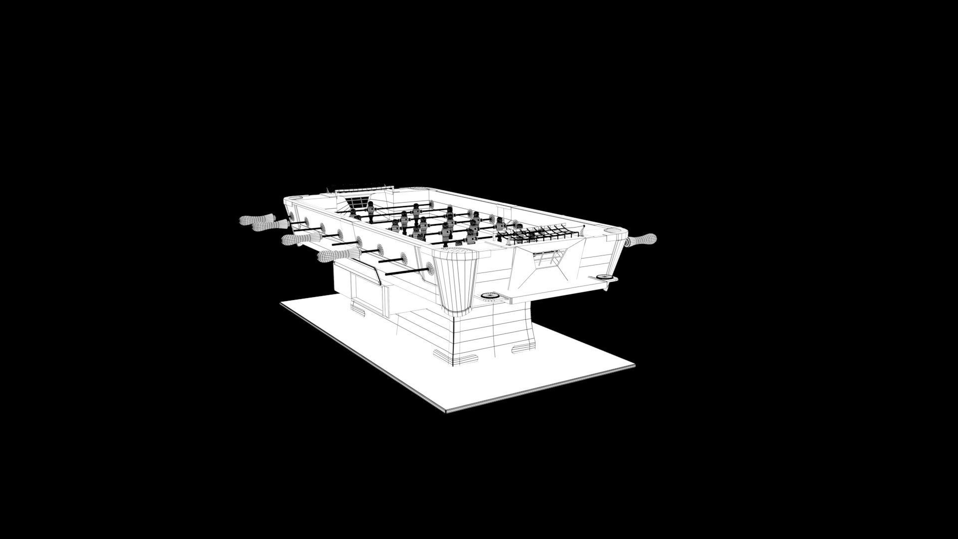 foosball 3D model_6