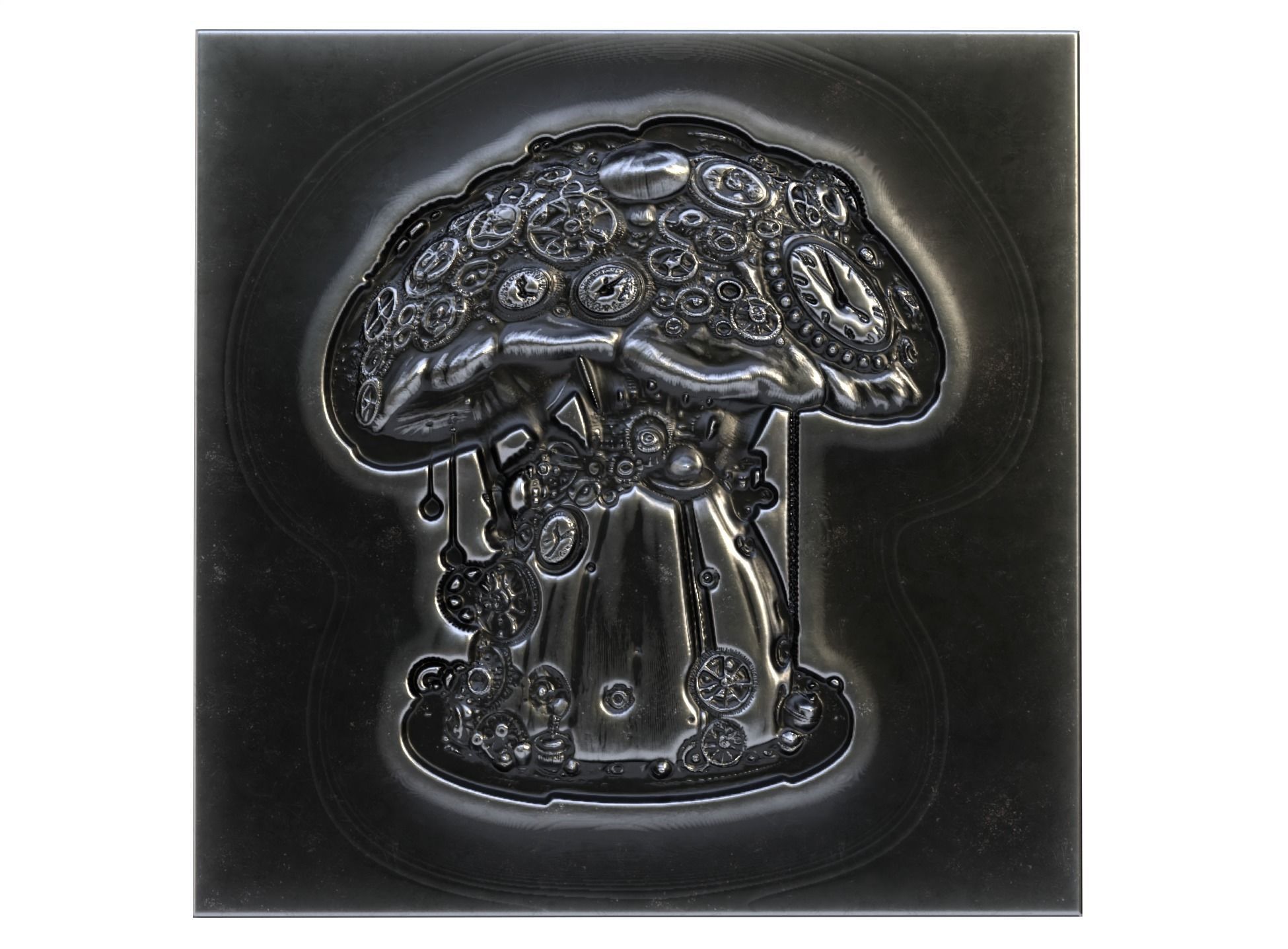 Decorative panel 48 3D model_2