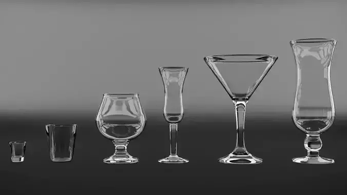 Cocktail Glasses Collection Pack
