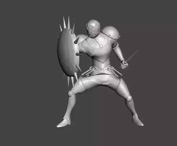 Jude Holy Knight Weird Fangs 3D Model 3D print model