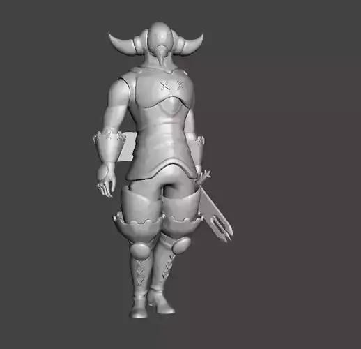 Golgius Holy Knight Weird Fangs 3D Model 3D print model