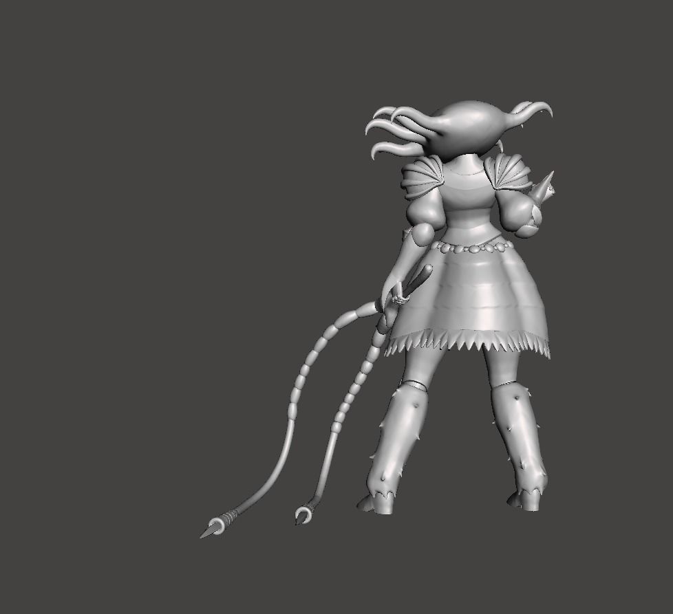 Friesia Holy Knight Weird Fangs 3D Model 3D print model_1