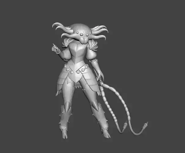Friesia Holy Knight Weird Fangs 3D Model 3D print model