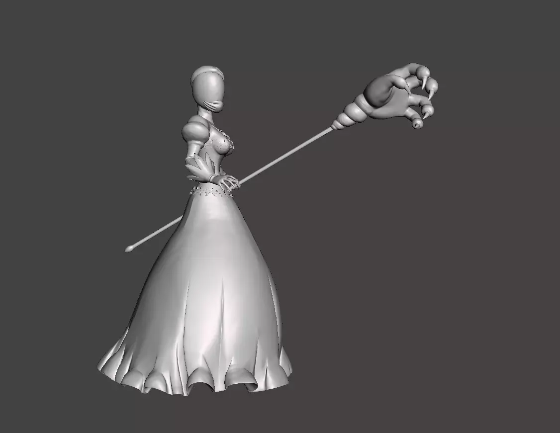 Vivian Masked 3D Model 3D print model